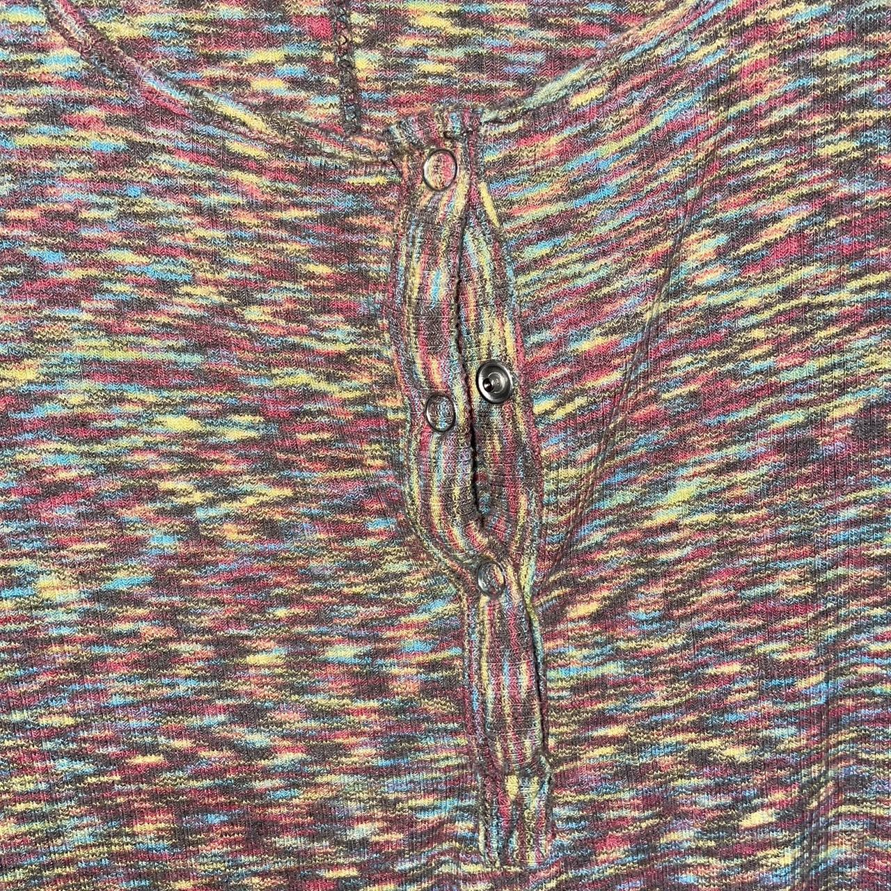Forever 21 Multicolor Rainbow Romper Tagged small. Depop