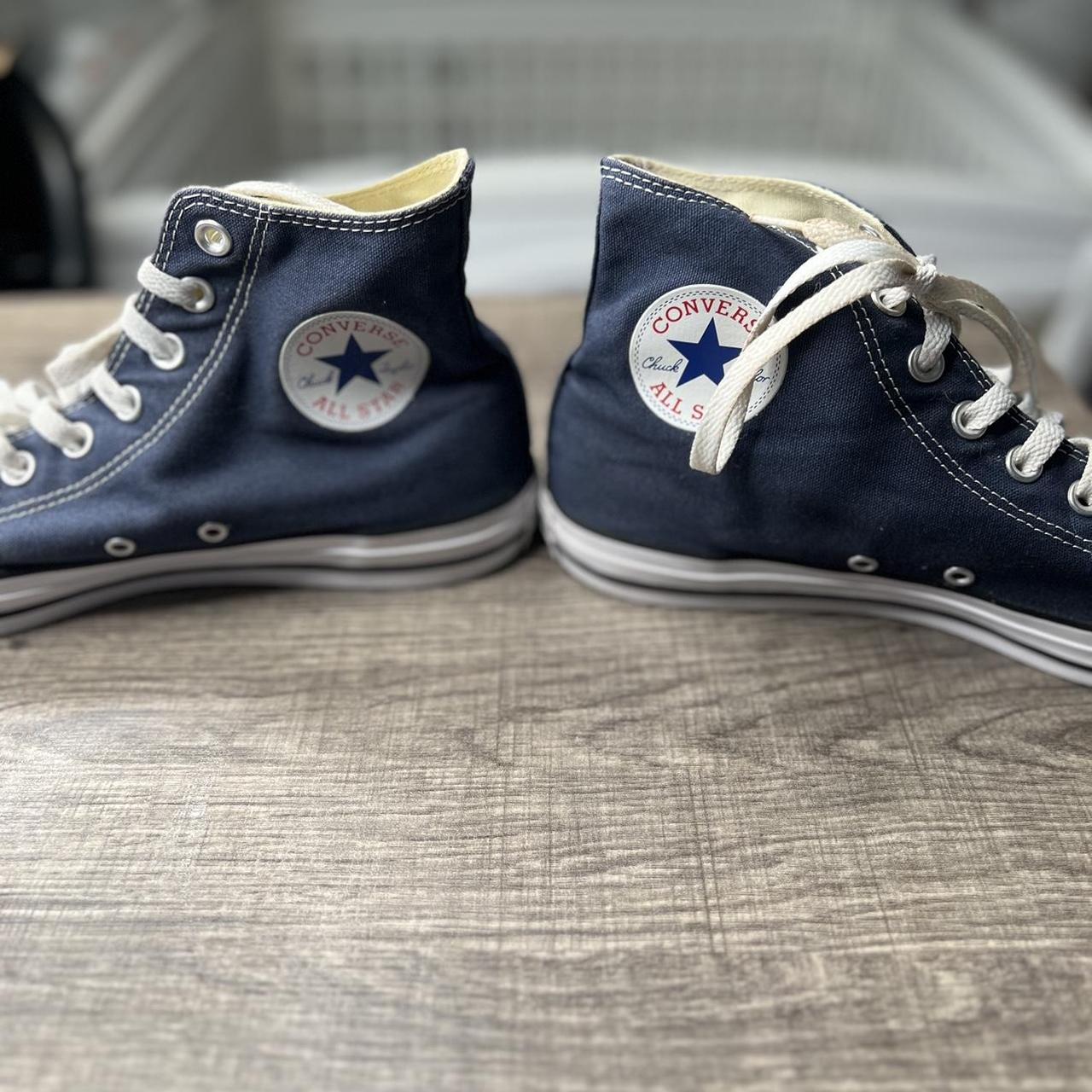 Blue converse size best sale 9