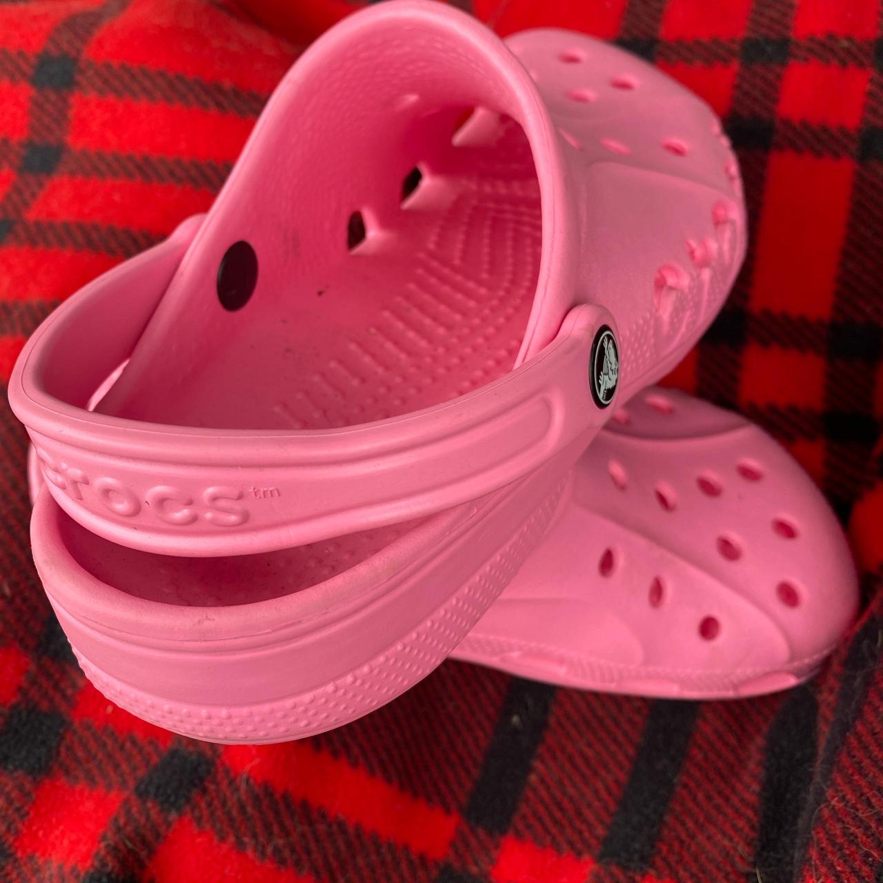 Pink Crocs for the fun times - Depop