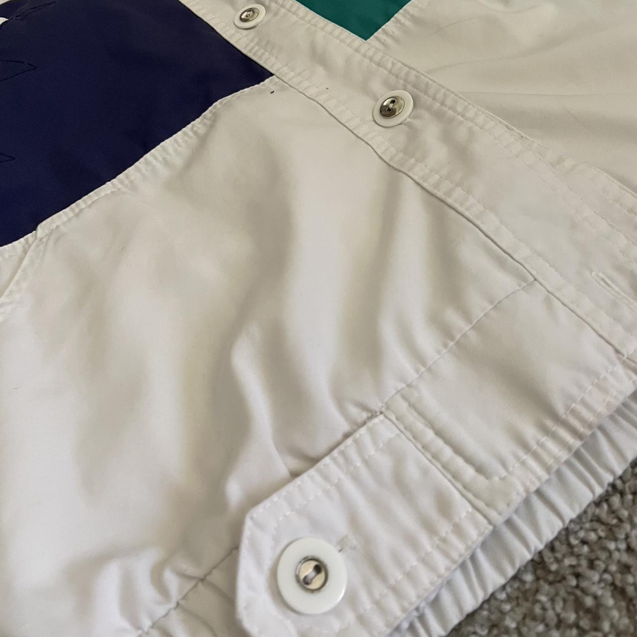 Current Seen Men's Windbreaker Jacket - Multi/Whi… - image 6