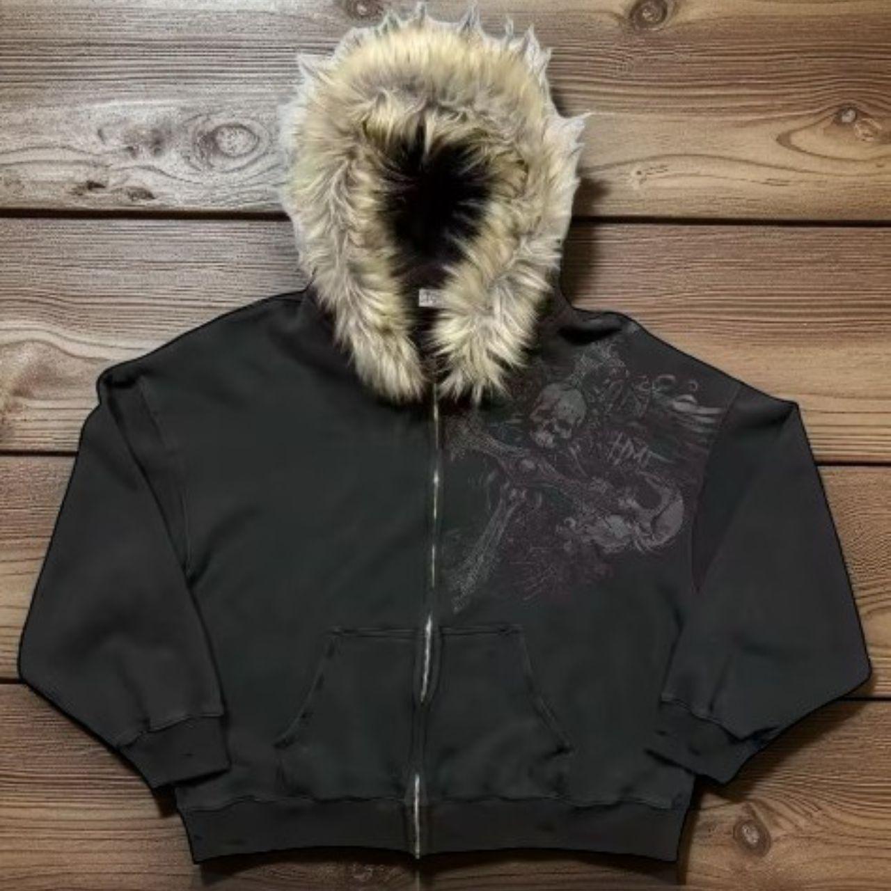 Y2K fur leather down Parker ファー着脱可能 Y2K fur leather down Parker ファー着脱可能