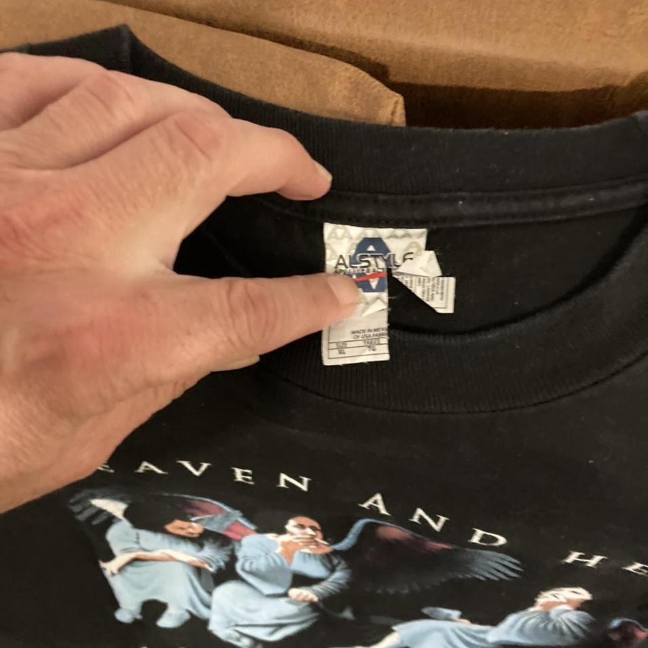 Heaven and Hell shirt Tour 2009 Used in excellent | Depop