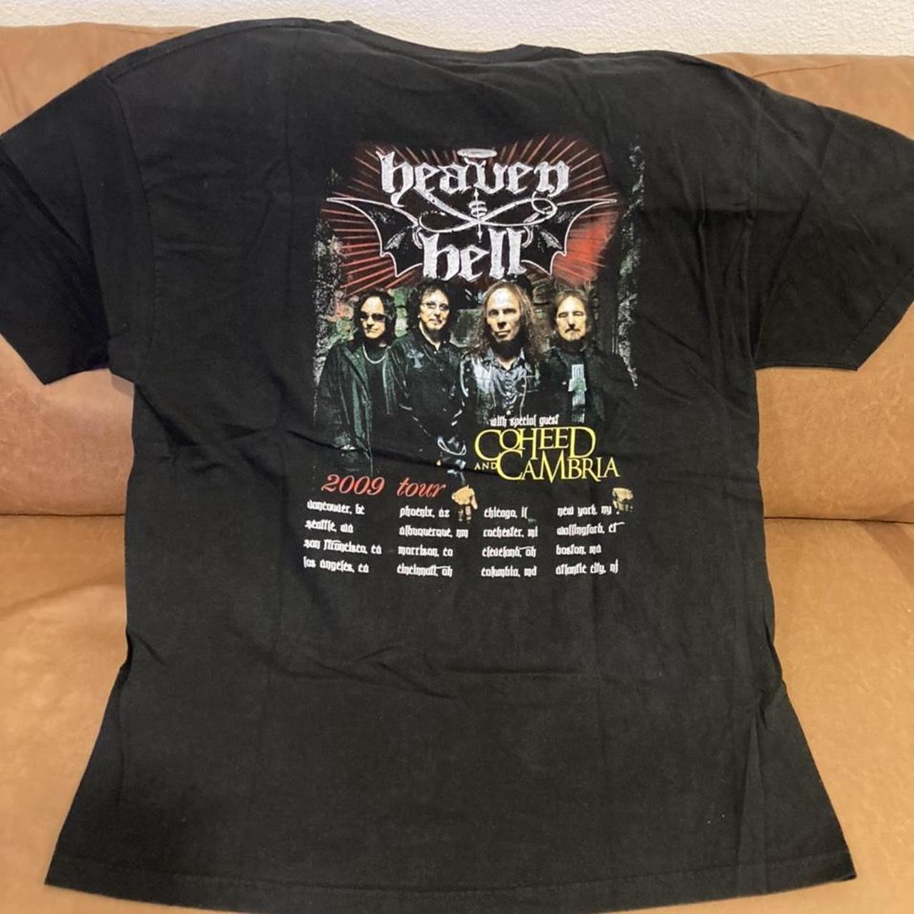 Heaven and Hell shirt Tour 2009 Used in excellent | Depop