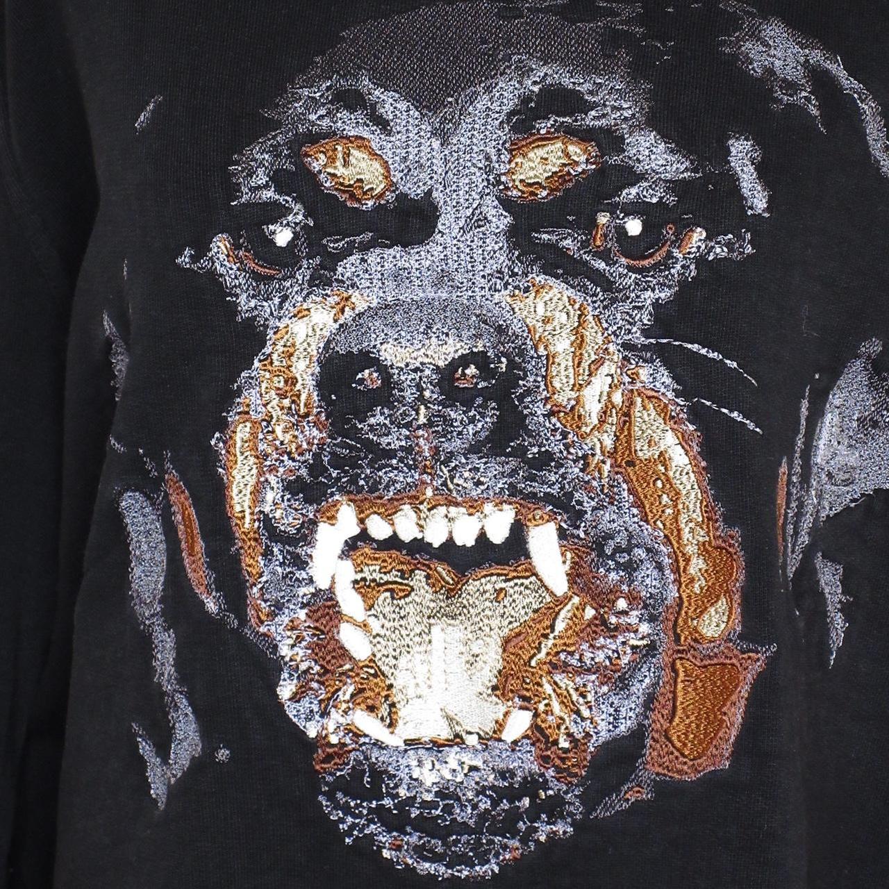 Givenchy Rottweiler Embroidered Sweatshirt Small | Depop
