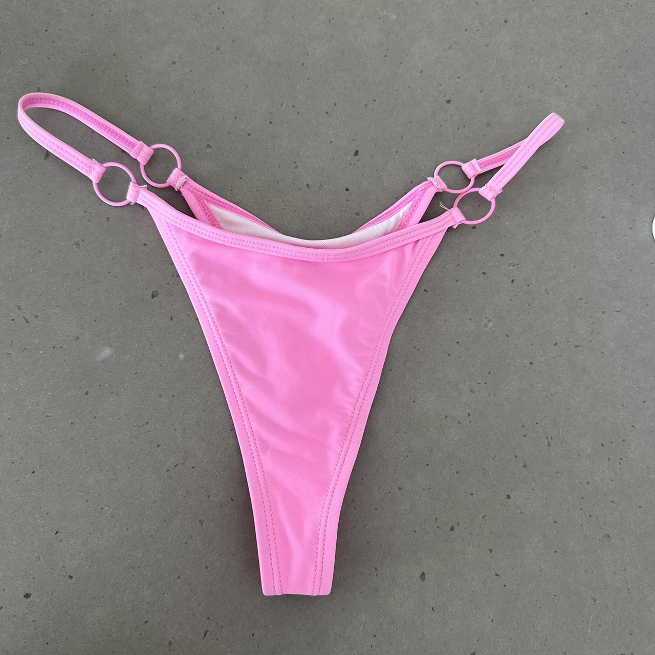 Boutine LA Pink thong bottoms in size medium, but... - Depop