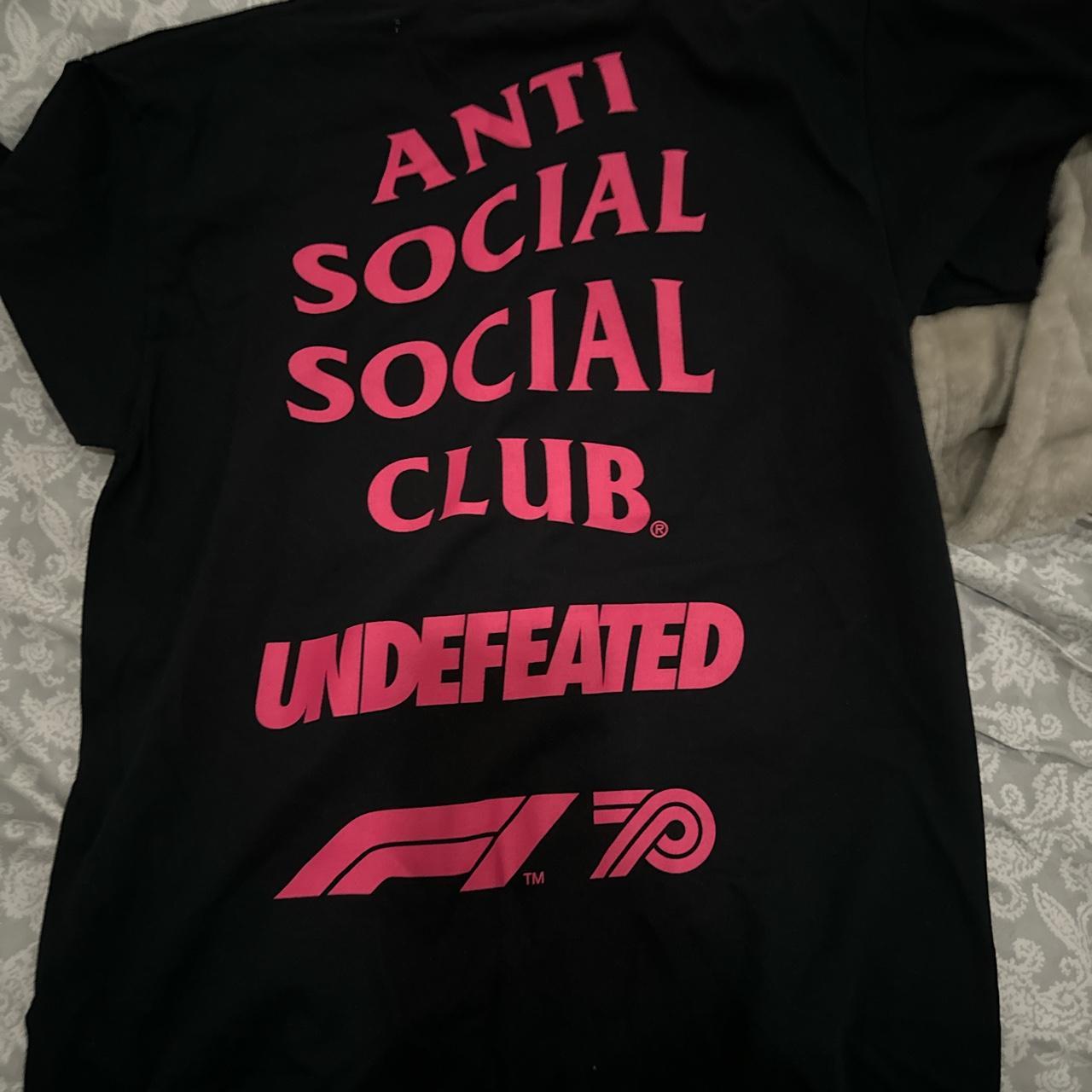 Shirt Anti Social Club X F1 T Shirt Anti Social F1 ASSC X UNDFTD X F1