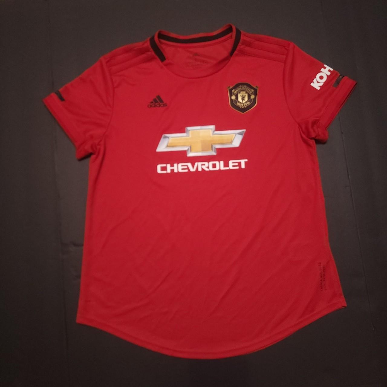 2019 2020 Manchester United Home Jersey - Red -... - Depop