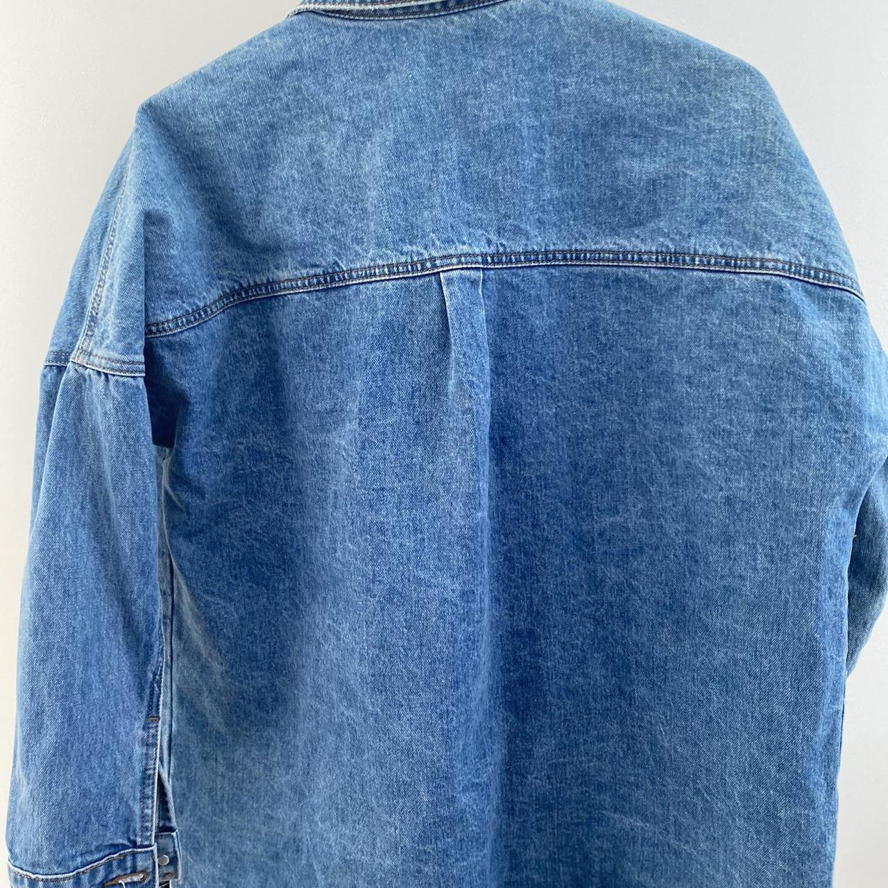 Dissh denim shacket Size 6 but oversized I’m size 10... Depop