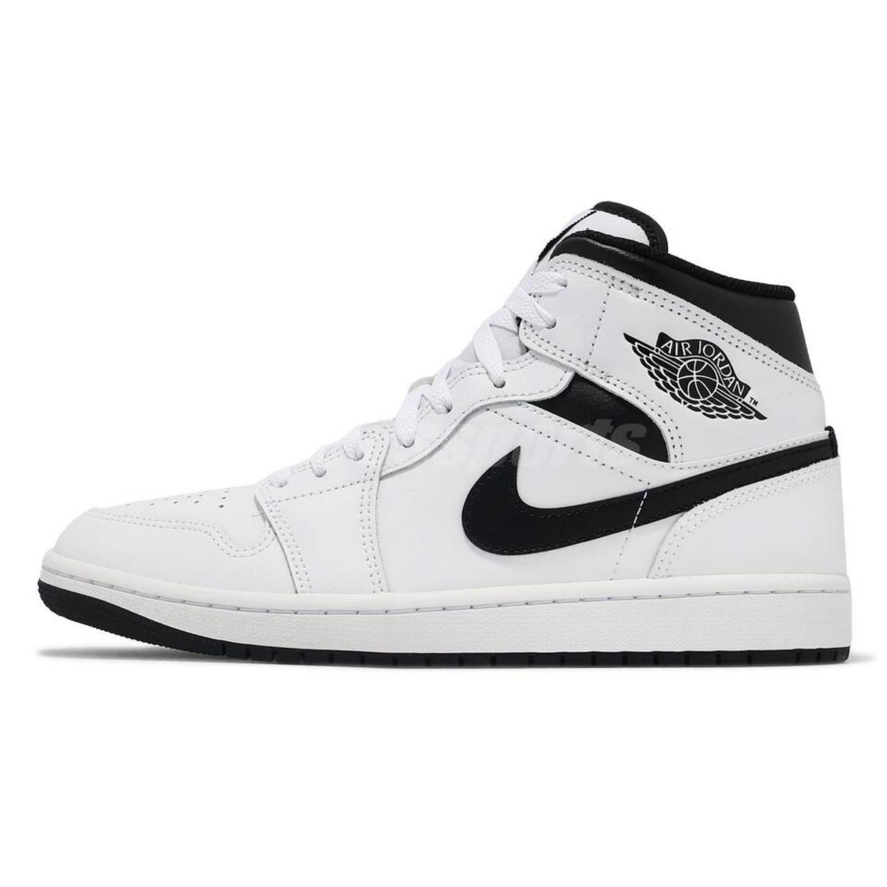 Product Information Nike Air Jordan 1 Mid AJ1 White... - Depop