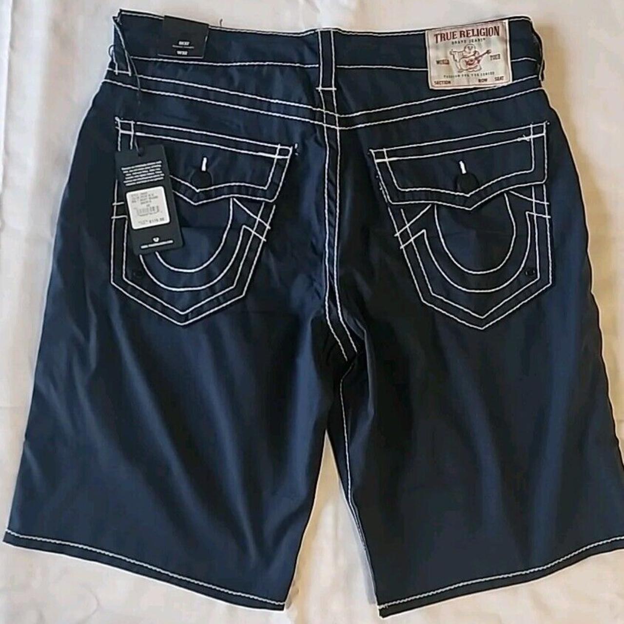 True Religion Board Shorts Ricky Straight Mens Sz 32... Depop