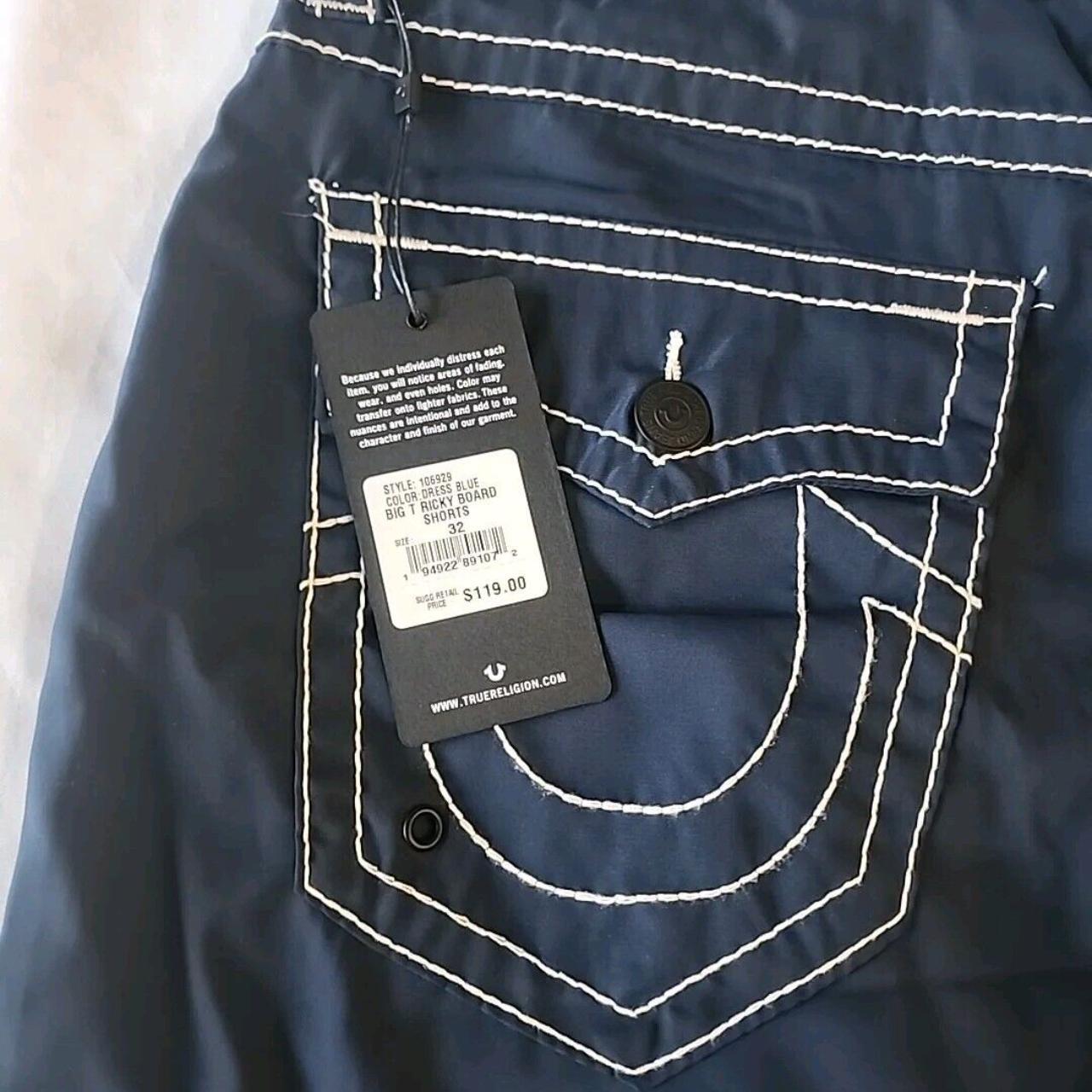 True Religion Board Shorts Ricky Straight Mens Sz 32... Depop