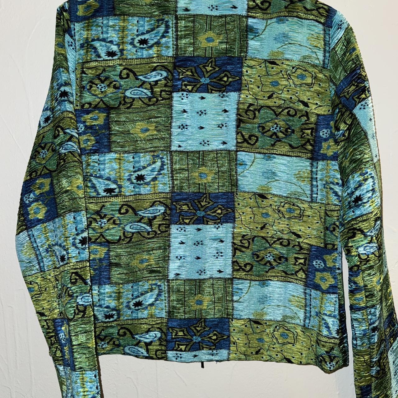 Source Unknown Women's Jacket - Multi/Green - S –… - image 3