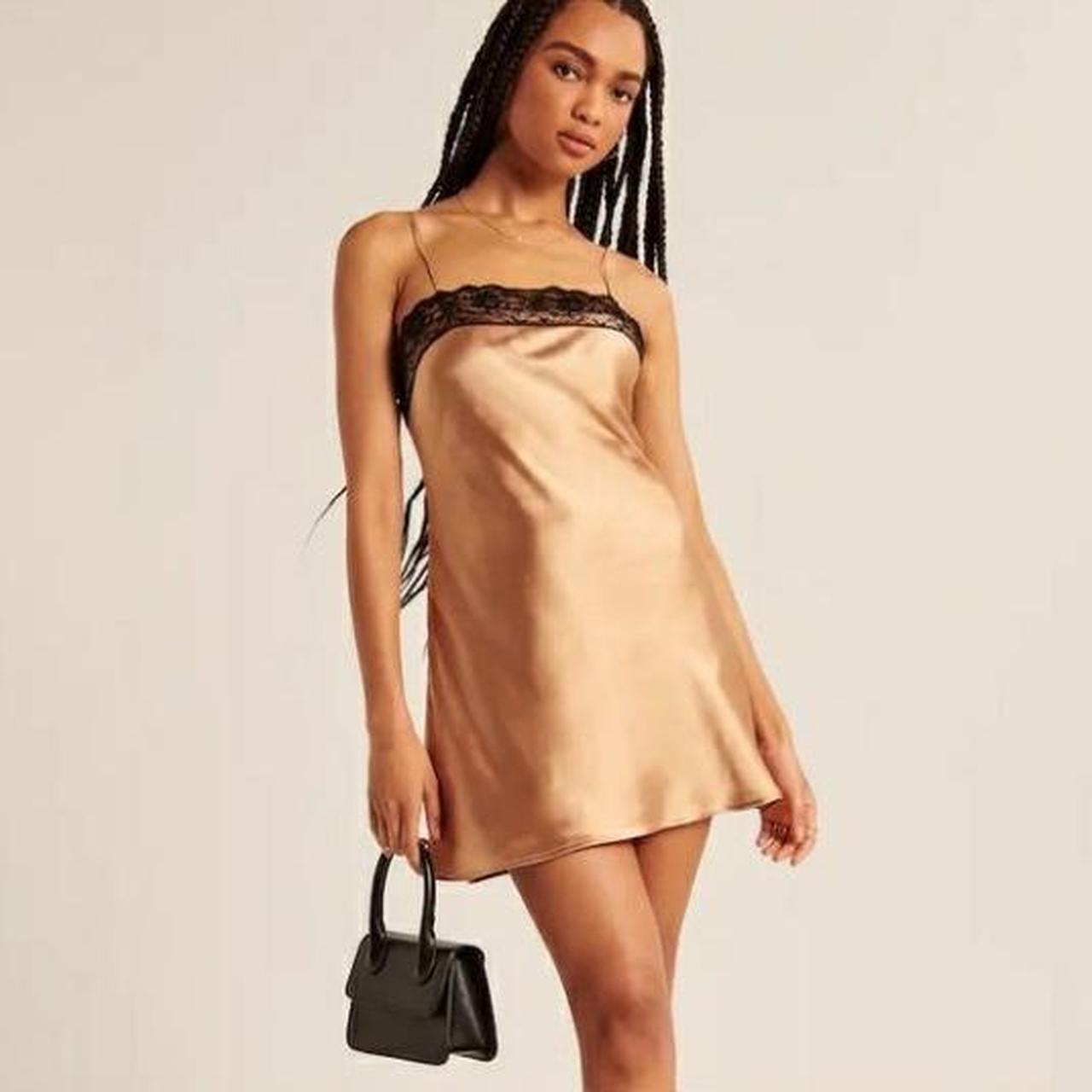 Abercrombie fitch Lace Mini Dress this slip Depop