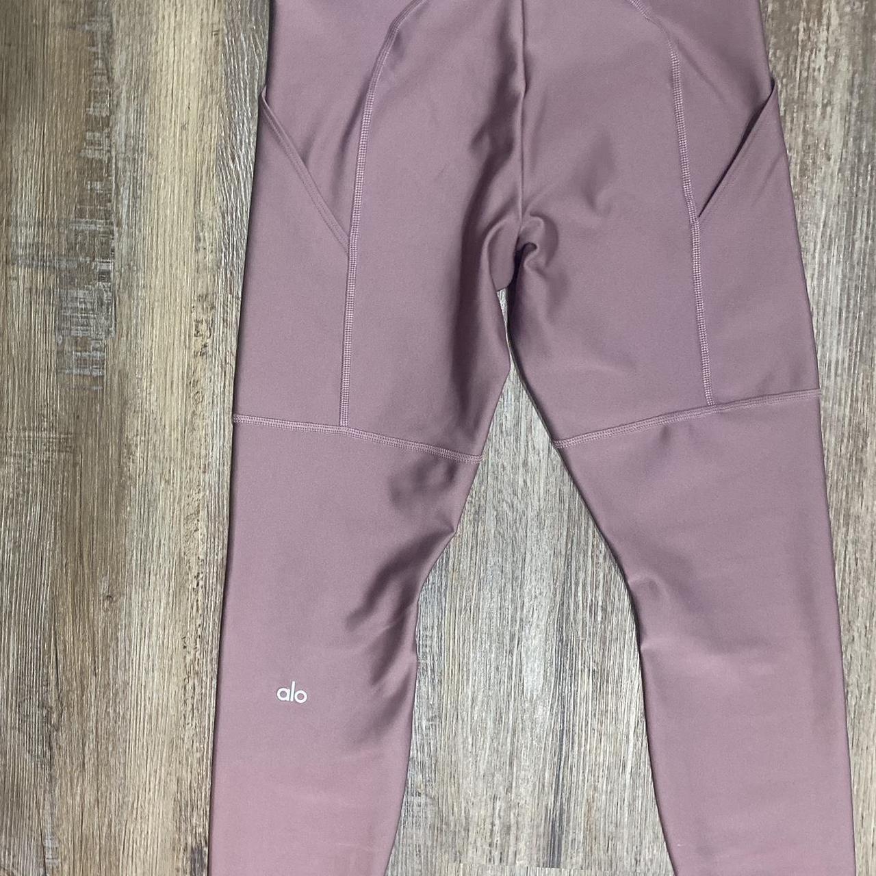 NEW Alo Yoga High Waist 4 Pocket Utility Leggings Woodrose Pink sz popular XS