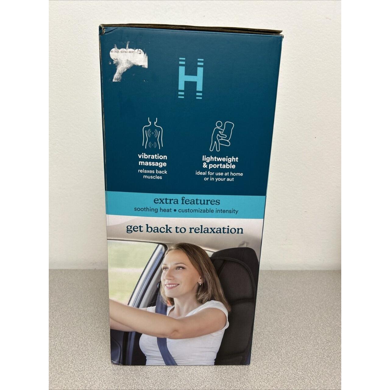 Homedics Portable BACK MASSAGE CUSHION w/Heat For... Depop