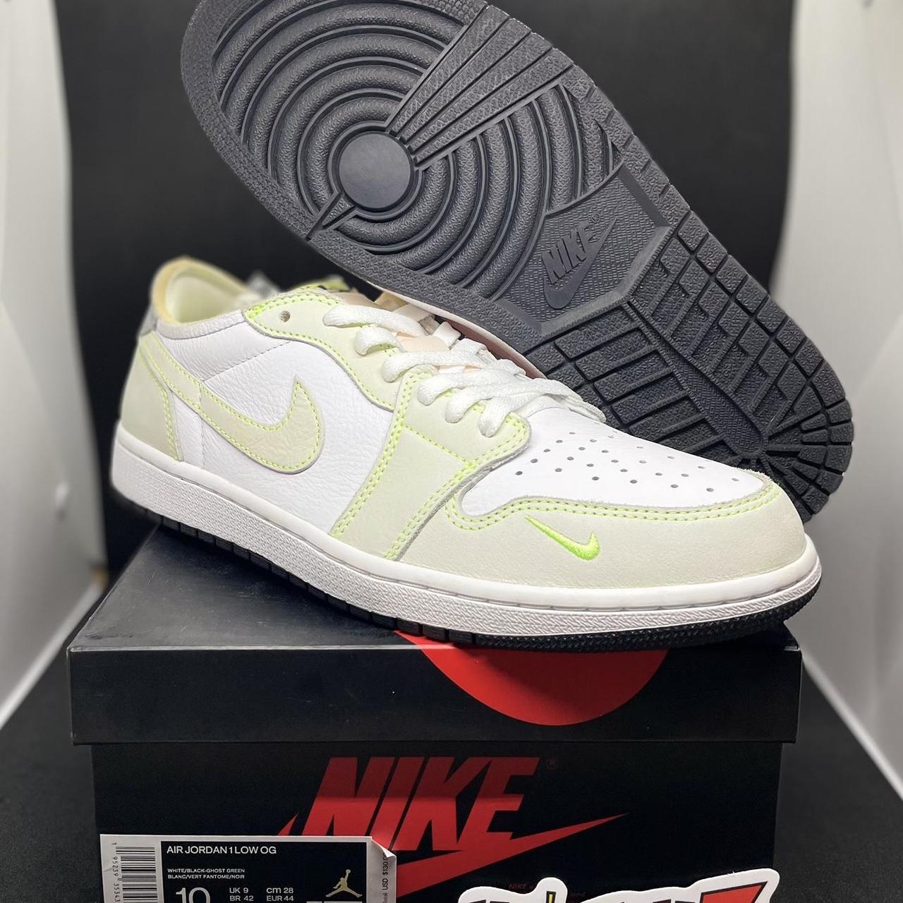 Nike Air Jordan 1 Low OG Ghost Green Size. Depop