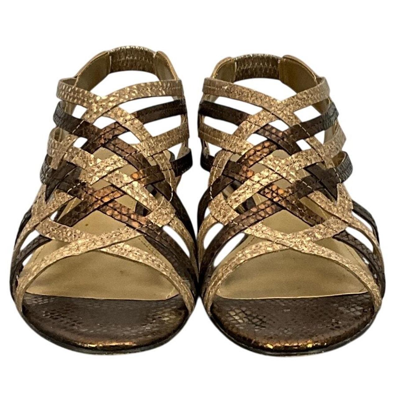 Source Unknown Women's Sandals - Gold/Brown - US … - image 4