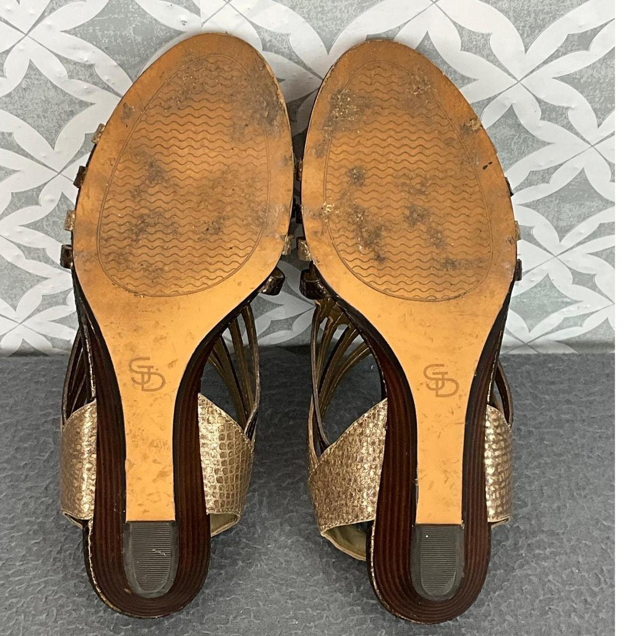 Source Unknown Women's Sandals - Gold/Brown - US … - image 8