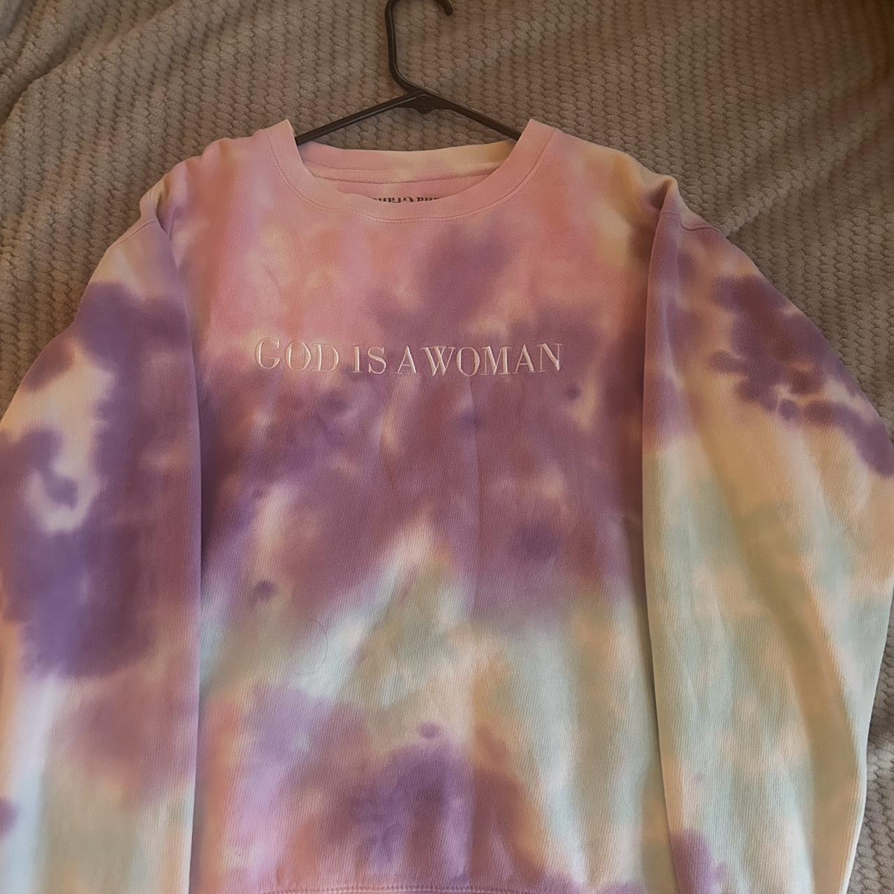 ariana grande god is a woman crewneck no