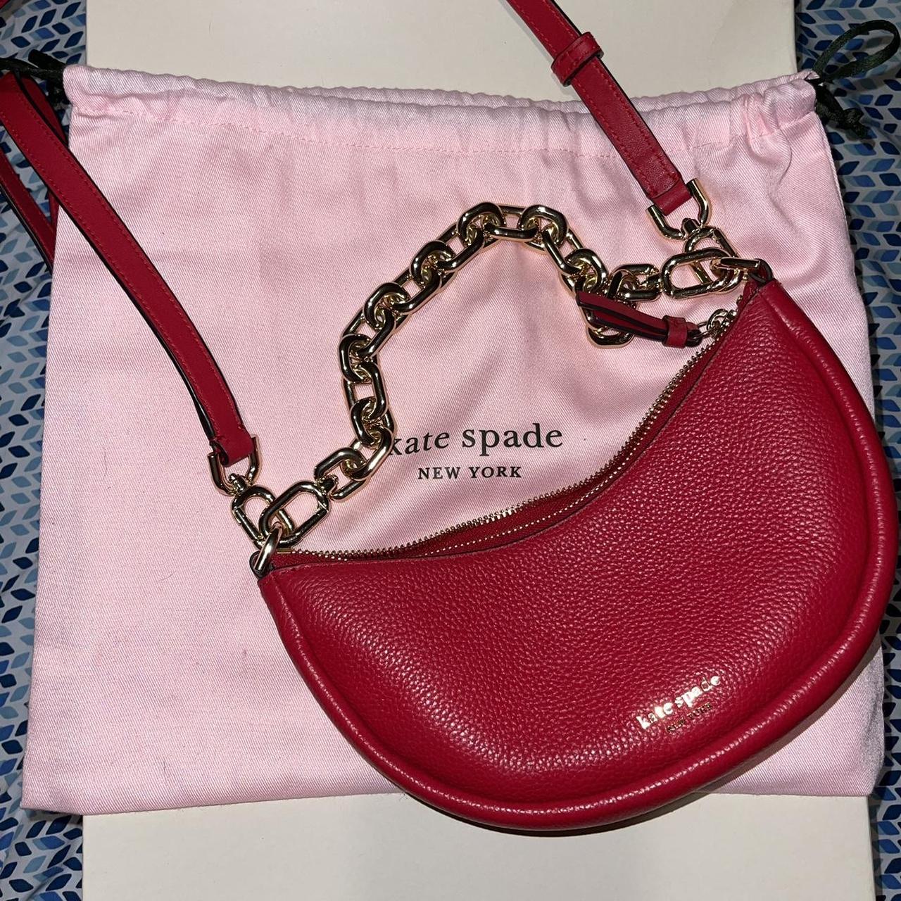 RED 2024 Kate Spade Smile Crossbody Purse!