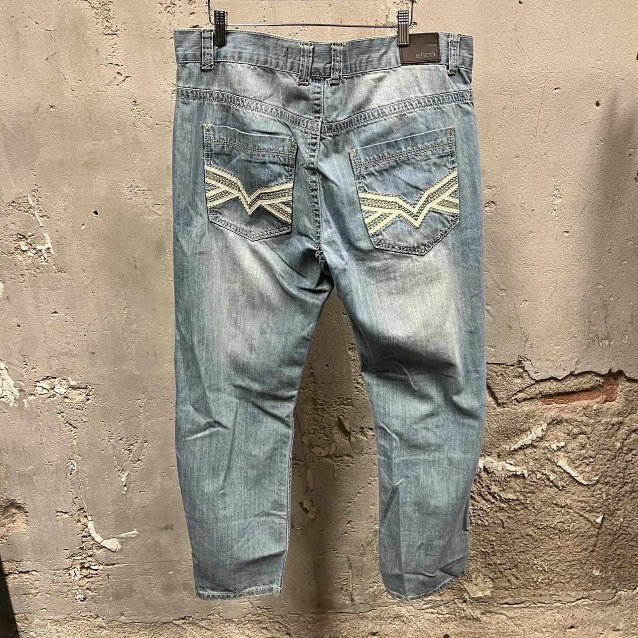 Men's Embroidered Jeans - Blue - 40" – Basic Code… - image 1