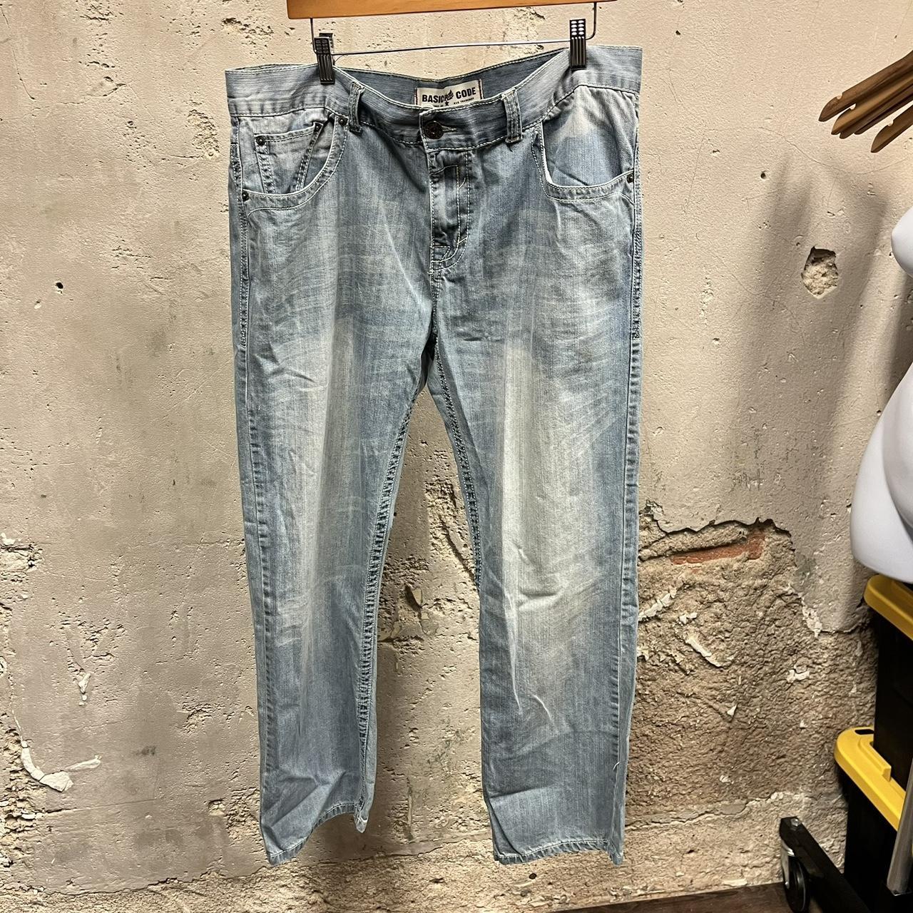 Men's Embroidered Jeans - Blue - 40" – Basic Code… - image 5