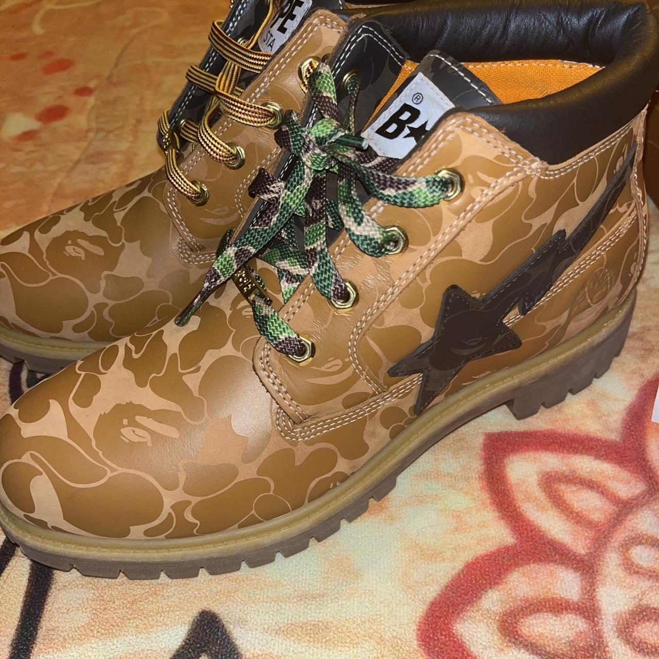 Timberland BAPE Chukka classic boot Size 11.5 | Depop