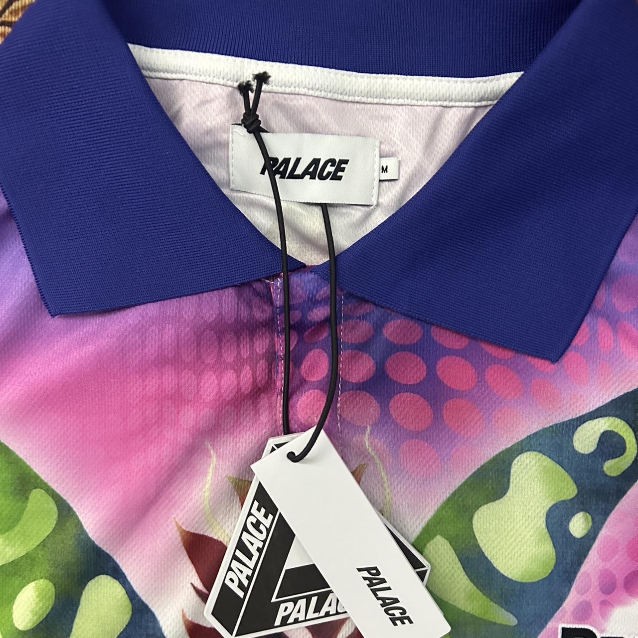 Palace persailles football top jersey Size | Depop