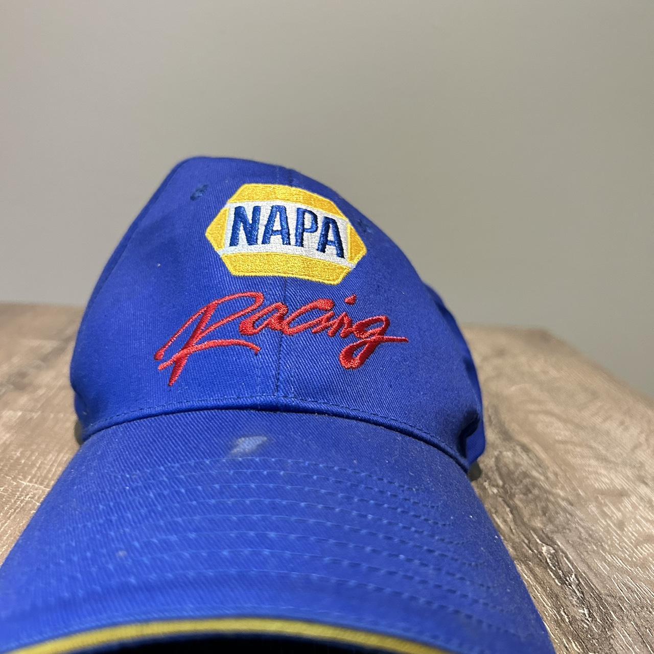 Napa Racing blue and yellow hat - Depop