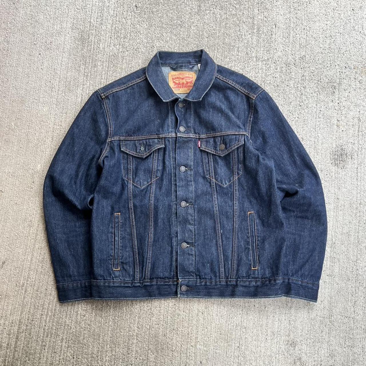 Denim jacket-y2k - Depop