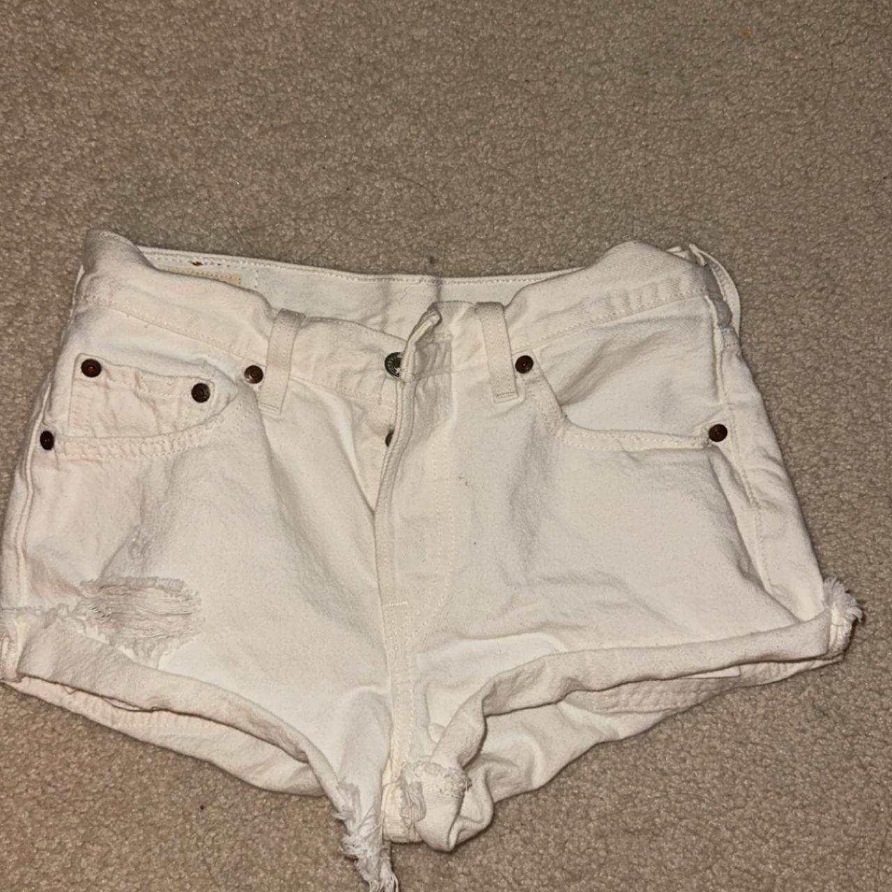 Levi's Women's Shorts - White - 24 – Levi's 501 D… - image 1