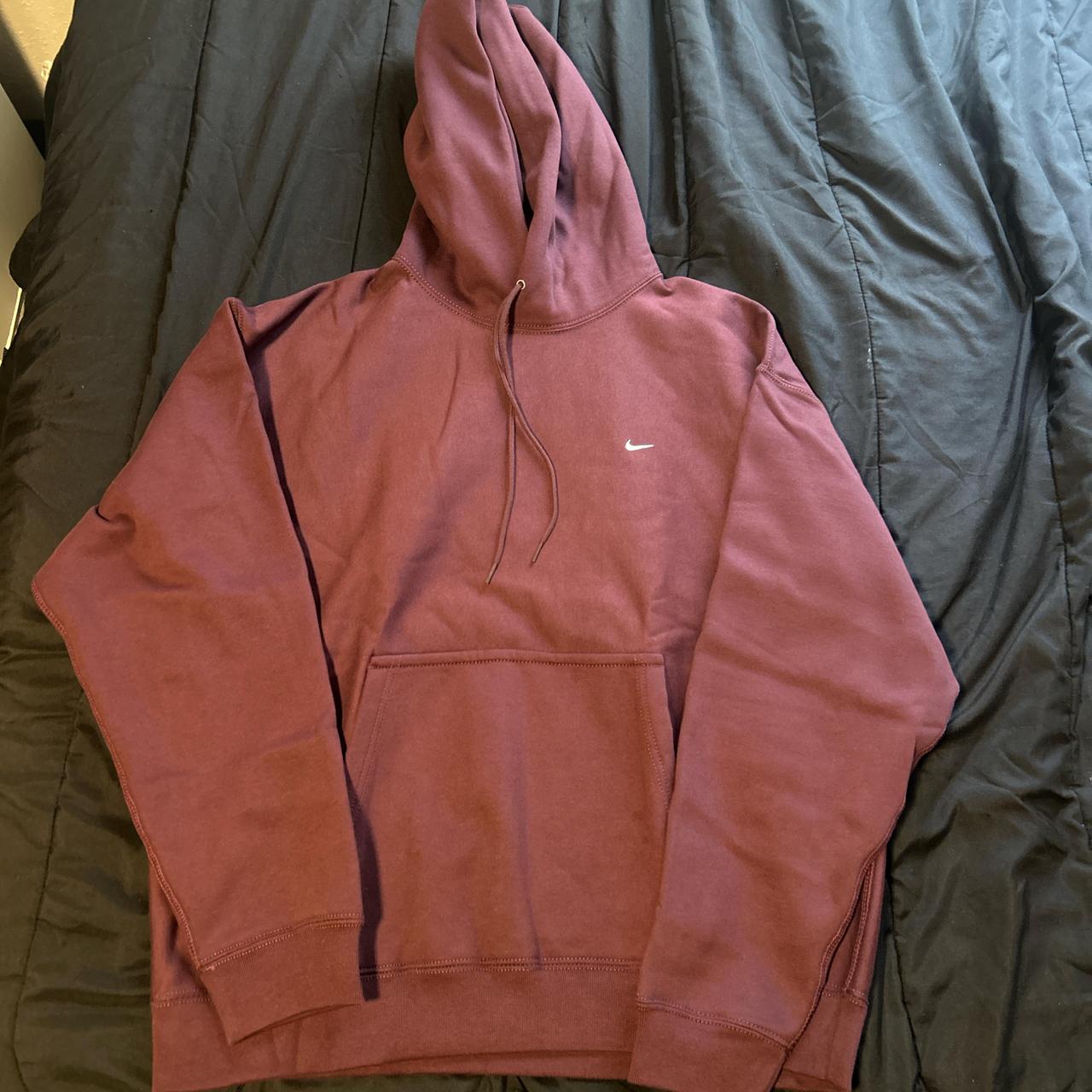 Nike Men's Hoodie - Burgundy - L – Burgundy Nike … - image 1