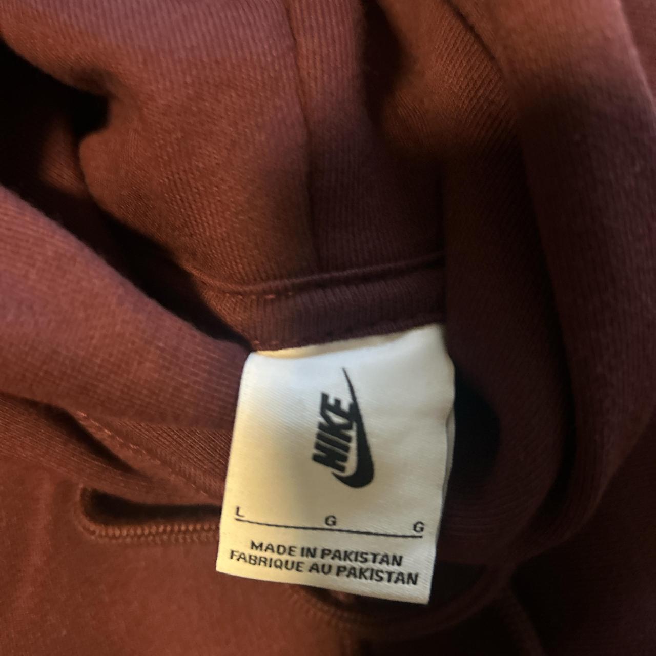 Nike Men's Hoodie - Burgundy - L – Burgundy Nike … - image 2