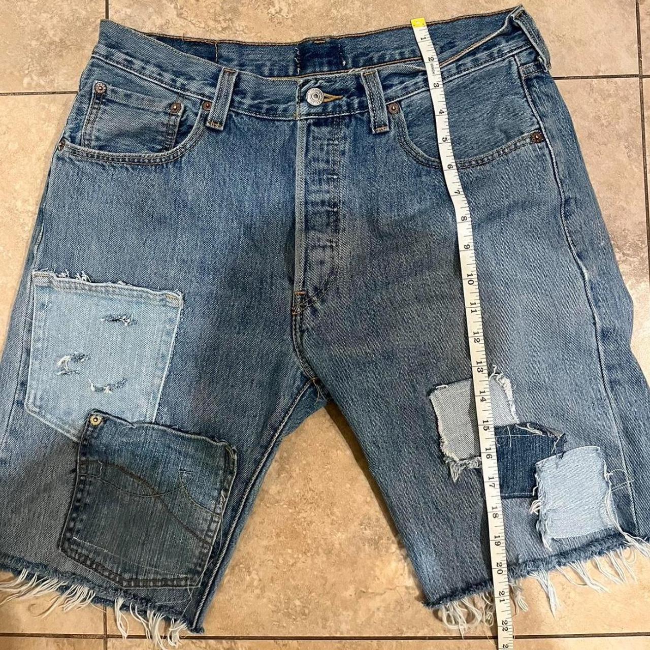 custom jorts made by me all sewn and custom made... - Depop