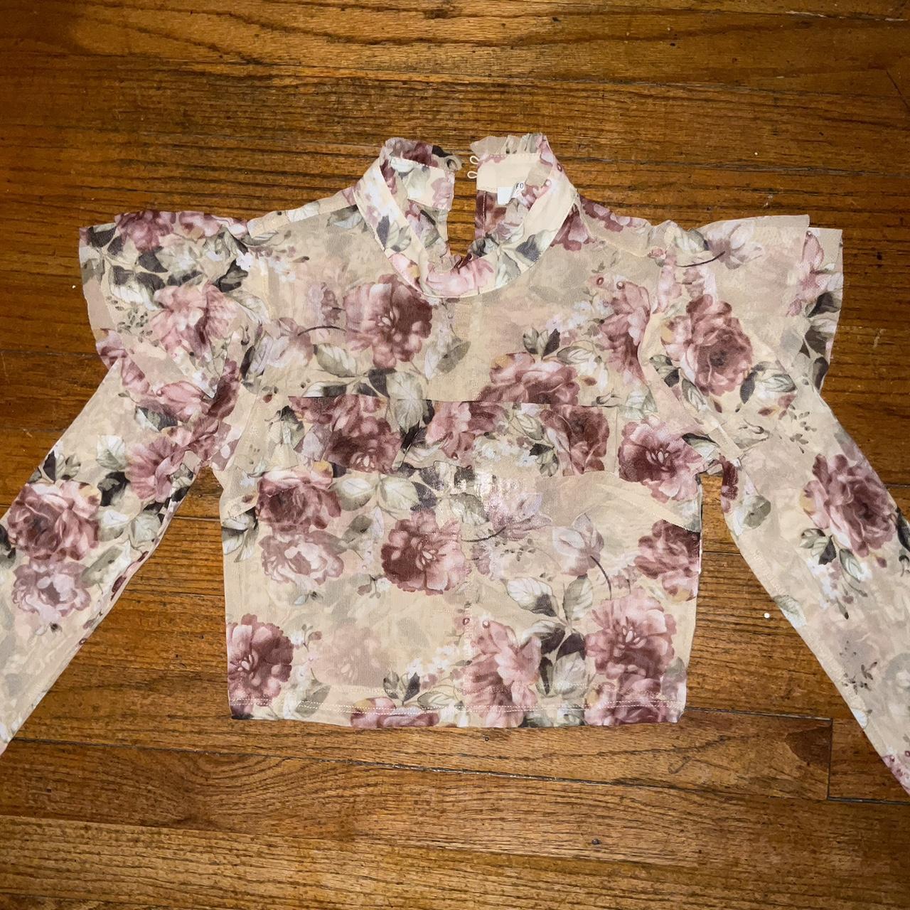 Floral blouse with a vintage look 💕, From Forever