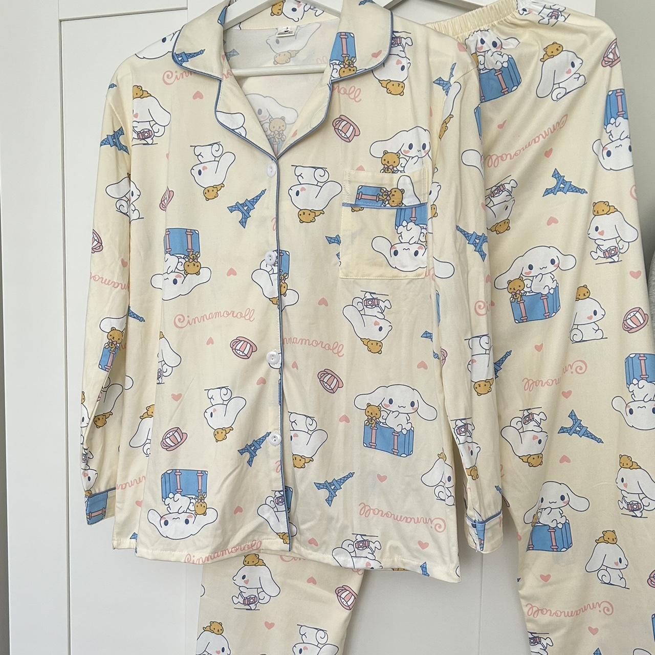 Sanrio cinnamoroll pyjama set Asian size L so... - Depop