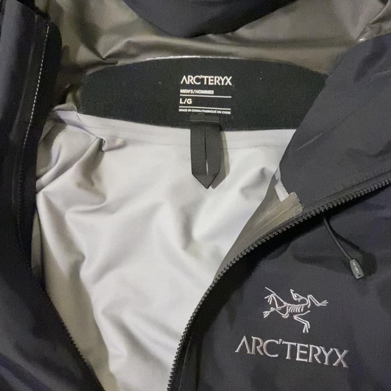 Arc’teryx beta sl waterproof gortex jacket black... - Depop