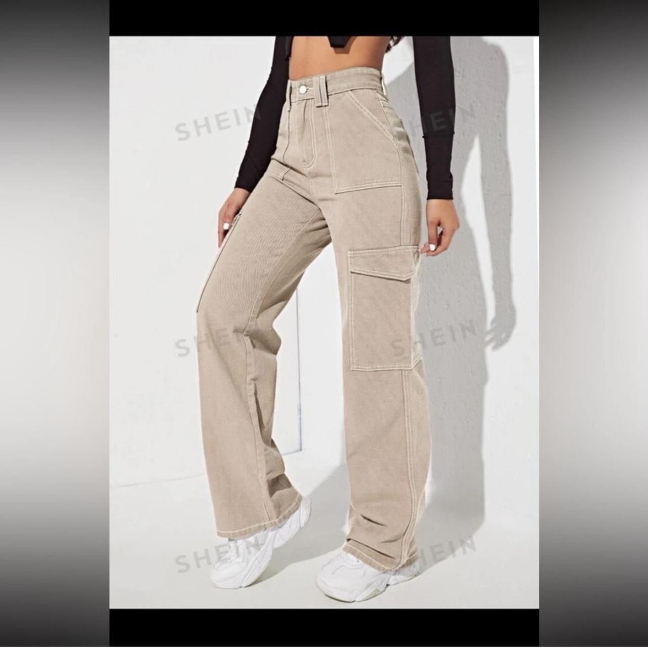 SHEIN Buttoned Front Slant Pocket Corduroy Pants | Pants for women, Pants,  Corduroy pants
