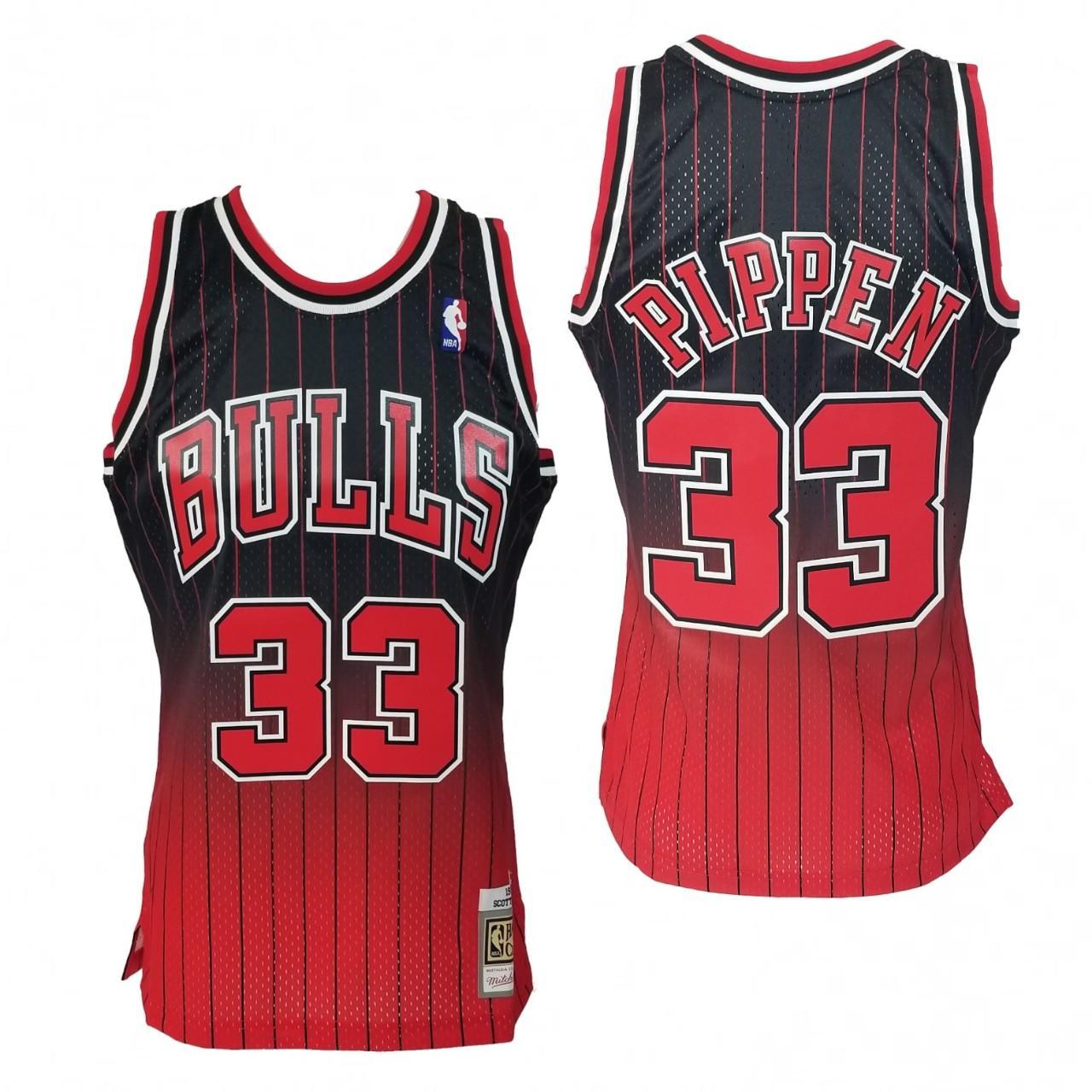 Chicago Bulls, Scottie Pippen Mitchell And Ness... - Depop