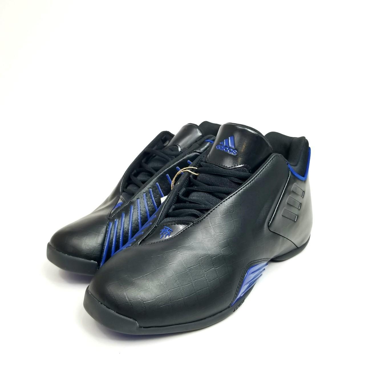 Adidas TMAC 3 Restomod Basketball Shoes, Men's, Black/Blue/White