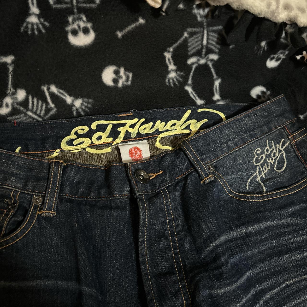 Ed Hardy Jeans 36x32 2010 Embroidered Eagle Snake | Depop Ed Hardy Jeans 36x32 2010 Embroidered Eagle Snake | Depop