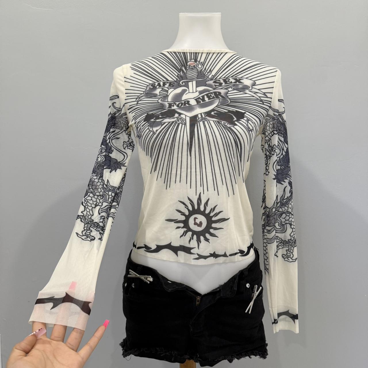 Jean paul-gaultier-mesh-top - Depop