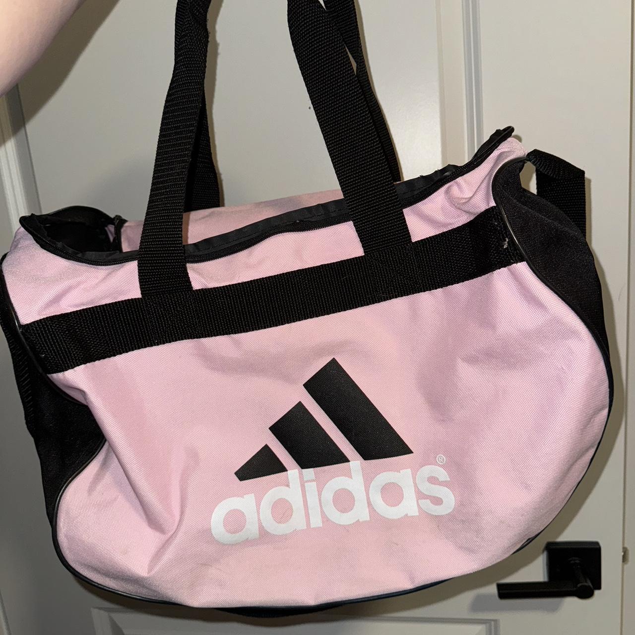 Black and pink adidas duffle bag best sale