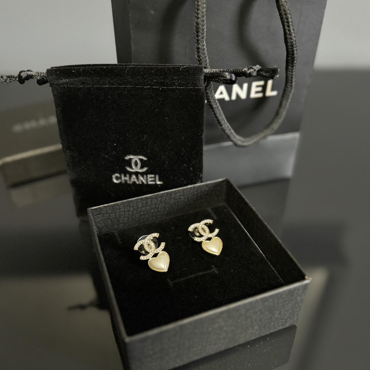 Chanel Earrings (dupe) earrings chaneldupe chanel Depop