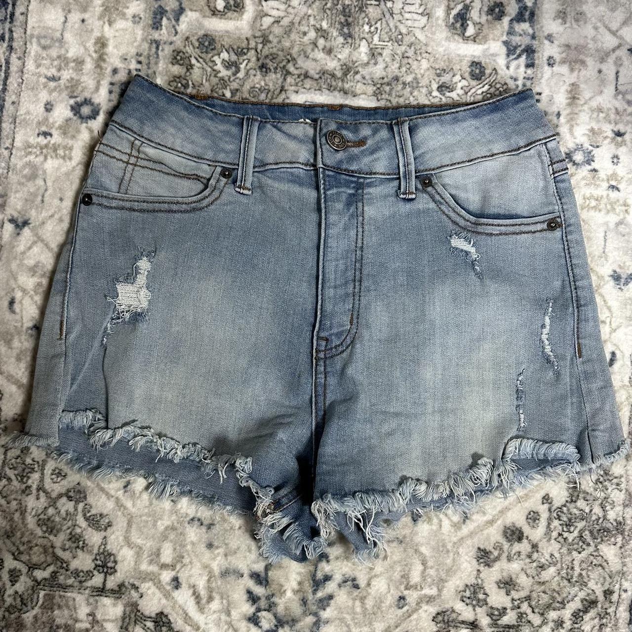 super high-rise mom short by rewash ♻️ stretchy &... - Depop