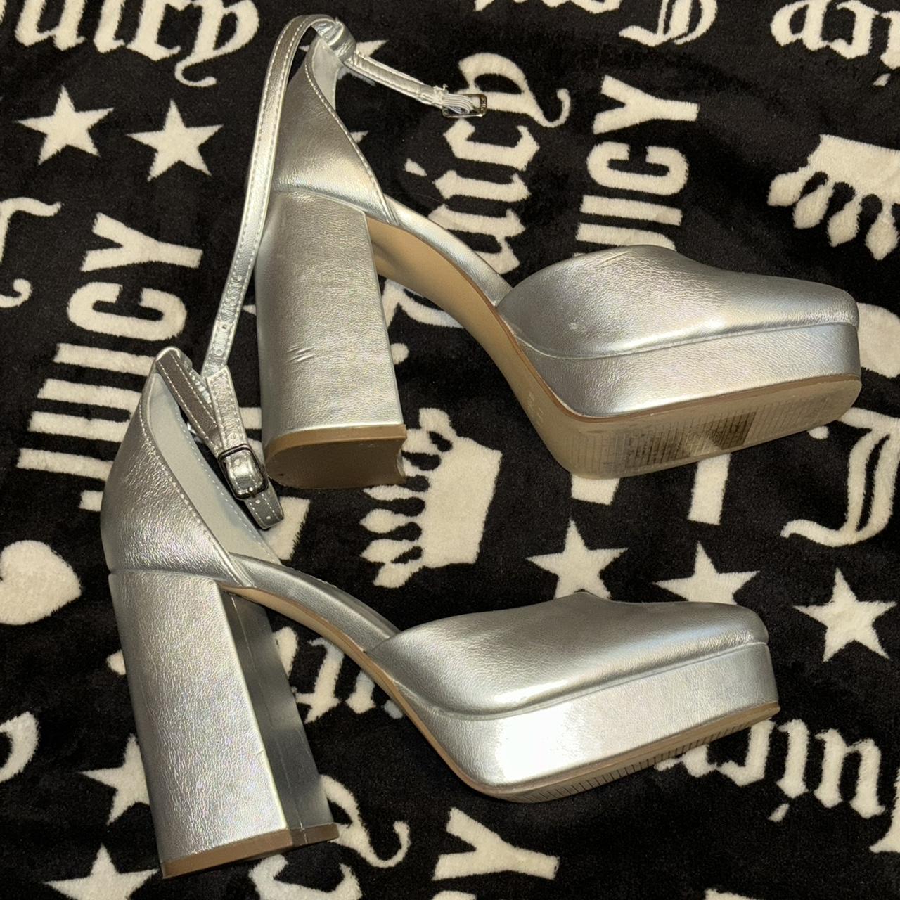 Penneys silver fashion shoes