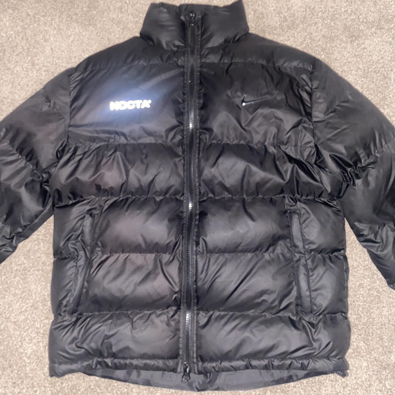 nocta black puffer jacket