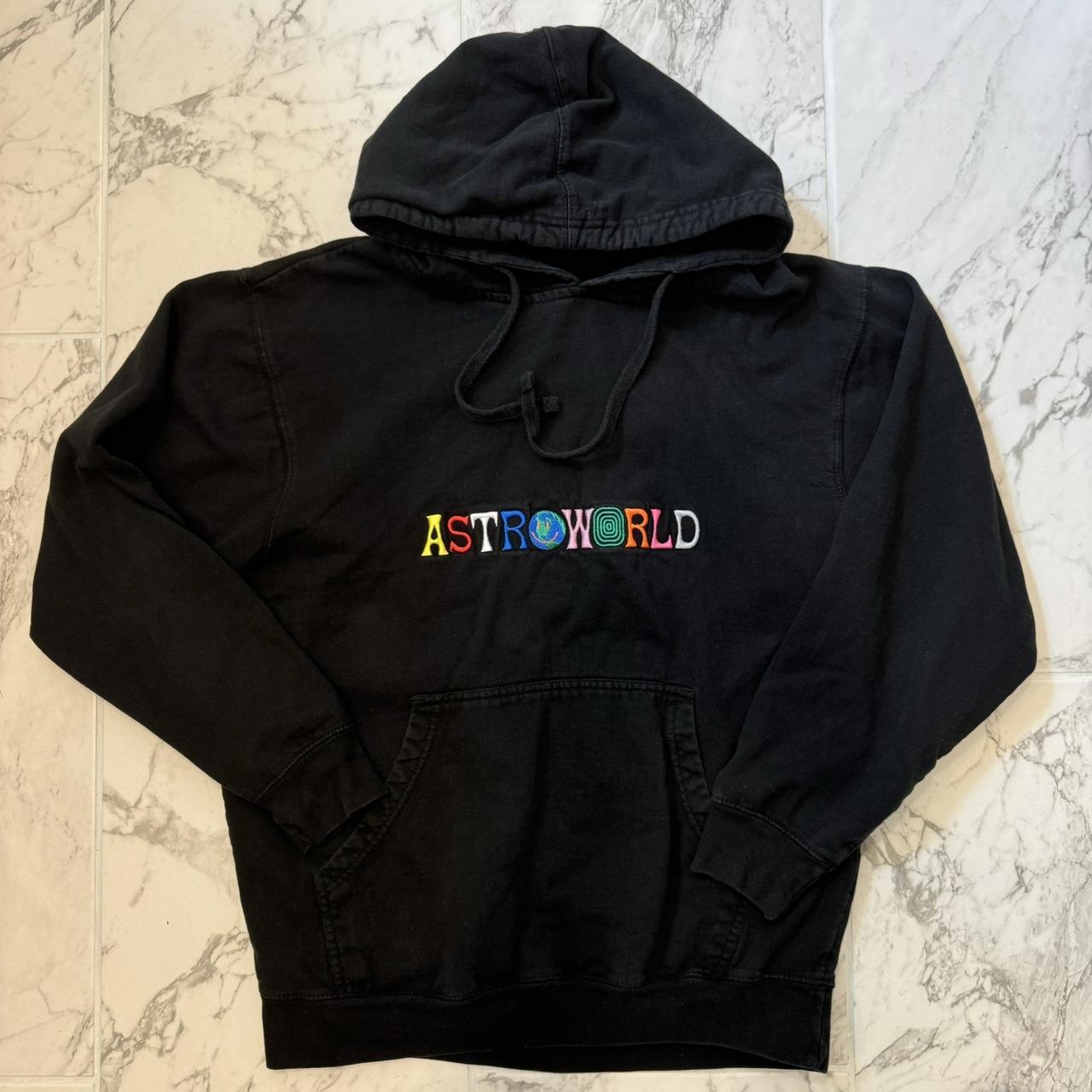 Black astroworld hoodie hotsell