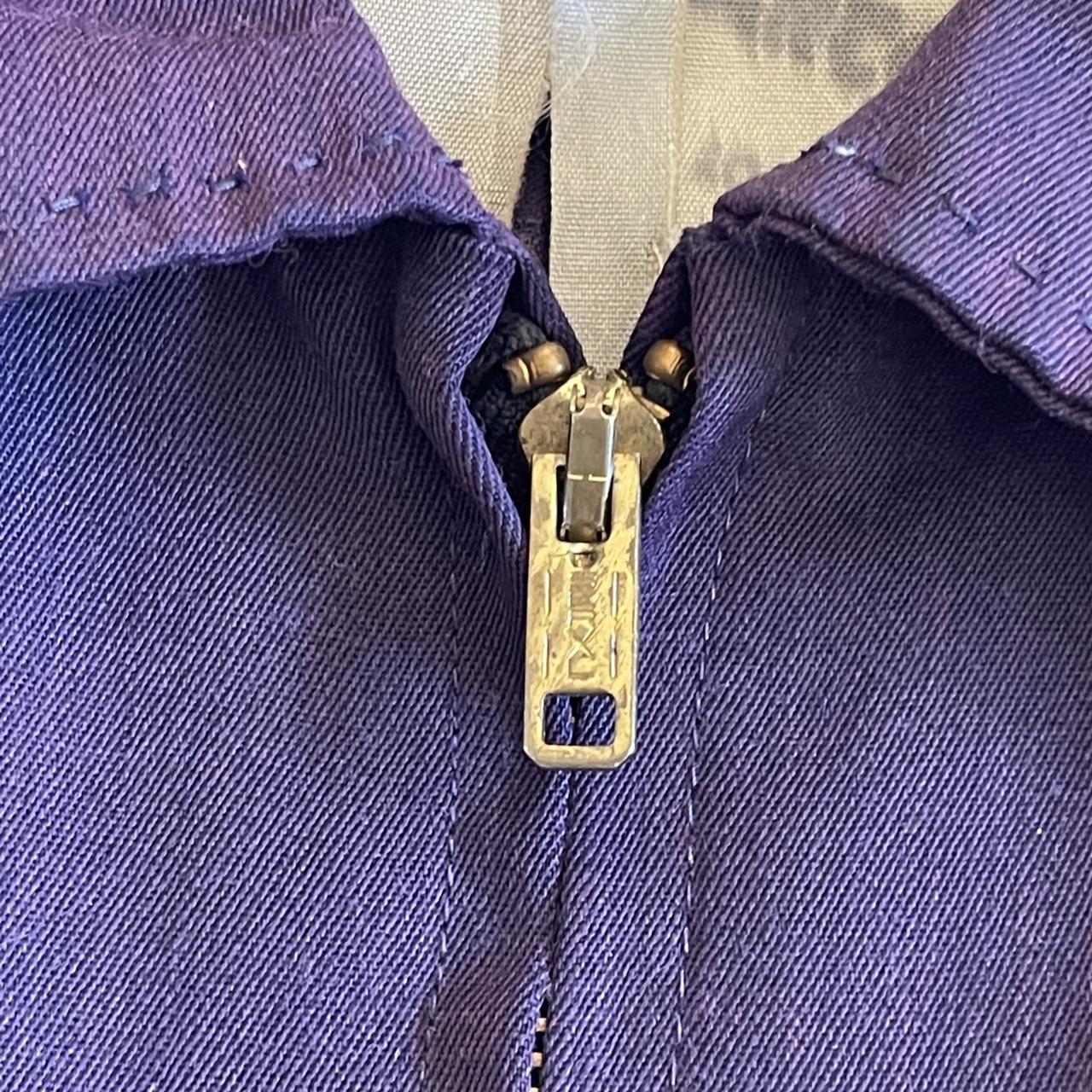 Vintage 50’s Gabardine Work Jacket Serval... - Depop