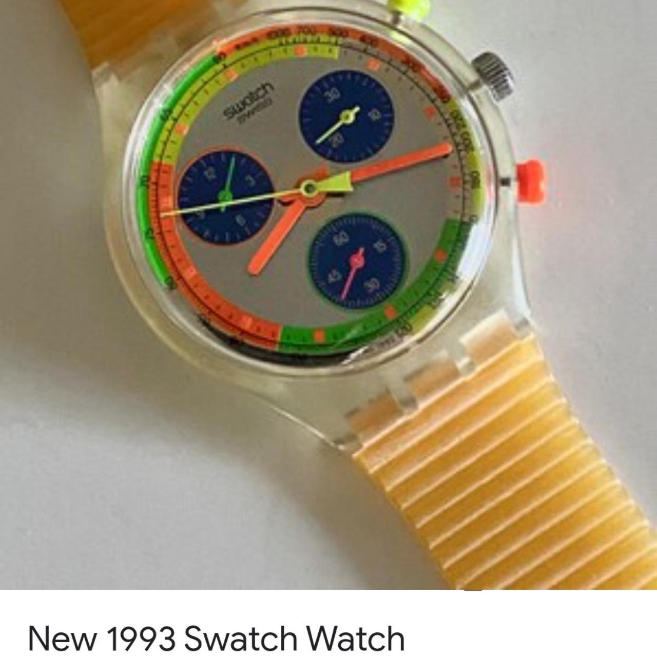 極美品 スウォッチ クロノグラフ JELLY STAG SCK104 1993年 スウォッチ クロノグラフ SCK104 「JELLY STAG」 1993